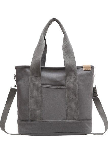 Ilkbahar ve Yaz 2023 Yeni Moda Tuval Geniş Bant Çapında Retro Taşınabilir Toto Çanta (Yurt Dışından)