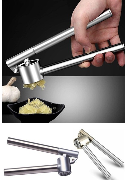 Lüks Hazneli Sarımsak Ezici