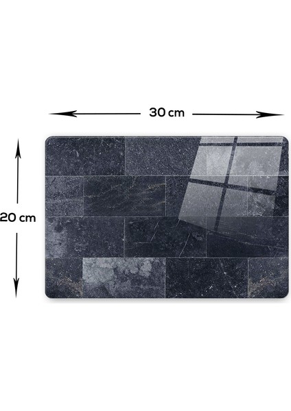 Eskitme İndigo Taş | Cam Kesme Tahtası - Cam Kesme Tablası | 20cm x 30cm fırsatları