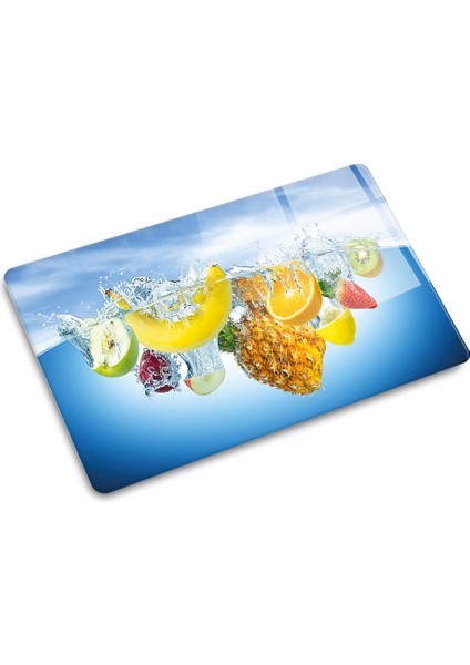 Tropik Meyveler | Cam Kesme Tahtası - Cam Kesme Tablası | 20cm x 30cm modelleri