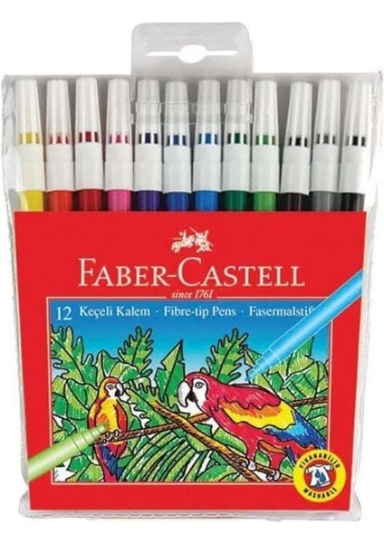 Faber Castel Keçeli Kalem 12 'li