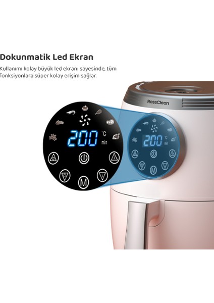 Cook Active 5,5l Dijital Airfryer Fritöz
