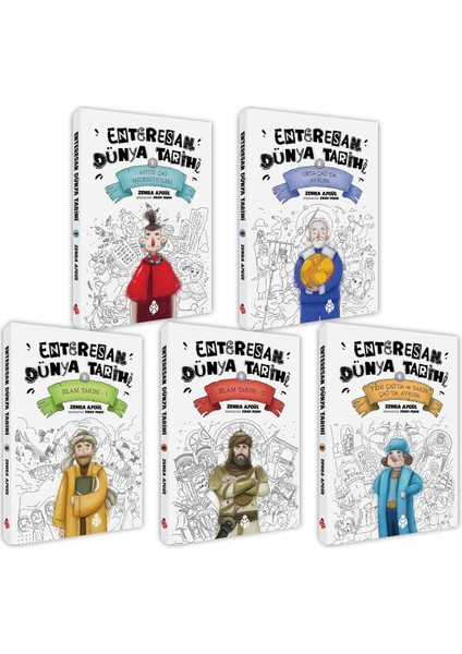 Enteresan Dünya Tarihi Seti (5 Kitap) - Zehra Aygül