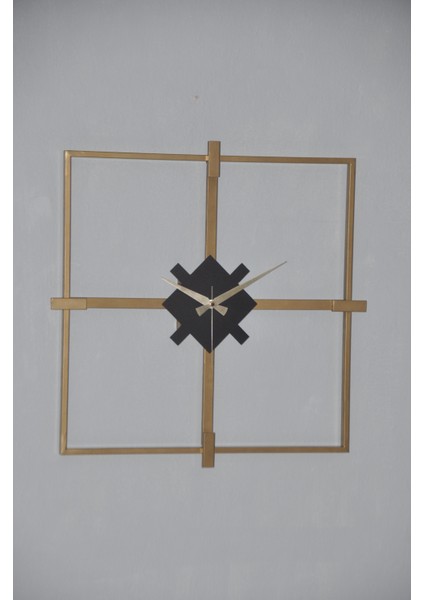 Venedik Gold Metal Duvar Saati 56 x 56 cm MKN-104-GOLD fiyatları