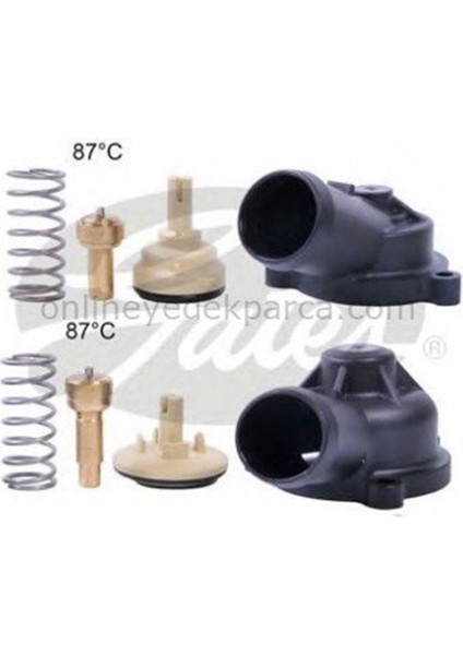 Volkswagen Golf 5 2004 - 2010 1.6fsı Çift Termostat Tamir Takımı Gates Marka 03C121111H