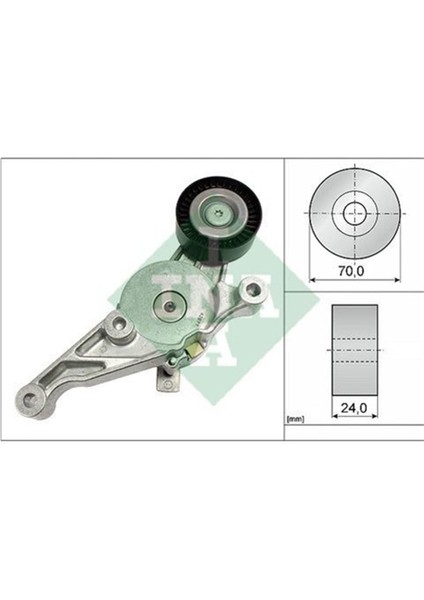 Volkswagen Jetta 2006 - 2010 1.9tdı Bxe Şarz Gergisi Komple Ina 03G903315C