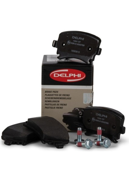 Volkswagen Jetta 2006 - 2010 Arka Fren Balatası Delphi Marka 1K0698451F