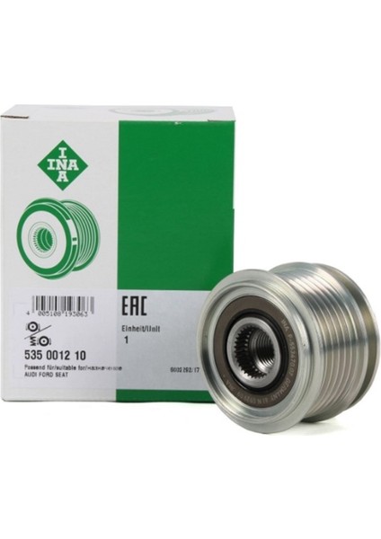 Volkswagen Jetta 2010 Model ve Sonrası 1.6 Tdı Şarj Dinamo Kasnağı Ina Marka 022903119C