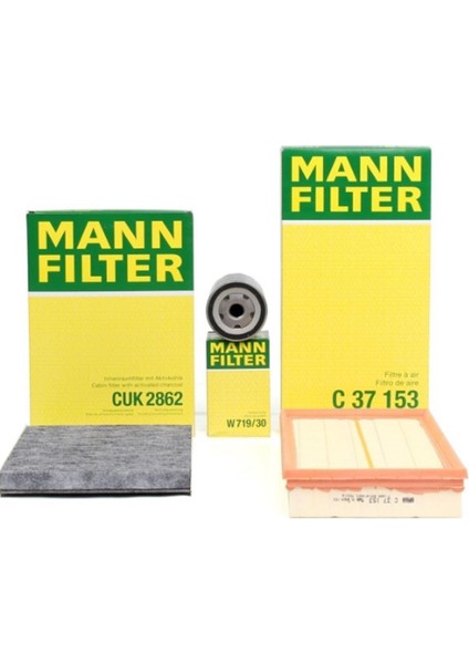 Skoda Octavıa 1.6 (Bfq) Bakım Filtre Seti Mann Marka 1H0819644-1J0129620-06A115561B