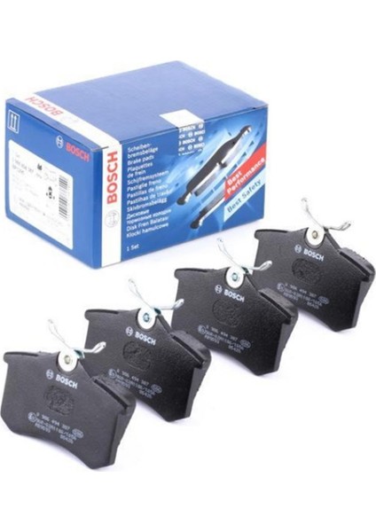Skoda Octavia 2013 Model Sonrası Arka Fren Balata Takımı Bosch Marka 7701207695