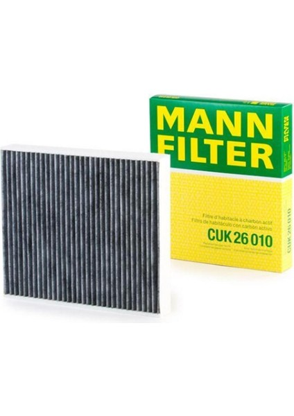 Skoda Fabia 2017 Model ve Sonrası Karbonlu Polen Filtresi Mann Marka 6R0819653