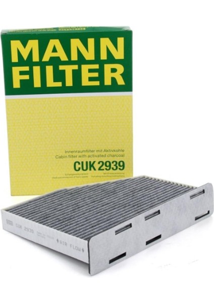 Skoda Octavia 2005-2012 Model Arası Polen Filtresi Aktif Karbonlu Mann Marka 1K1819653