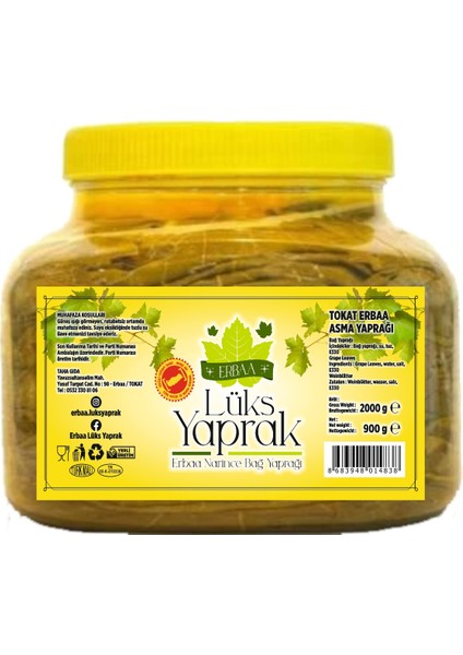 Bağ Yaprağı 2 kg