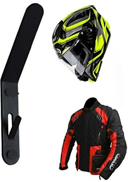Siyah Motosiklet Kask Tutucu, Kask Askısı, Teçhizat Askısı