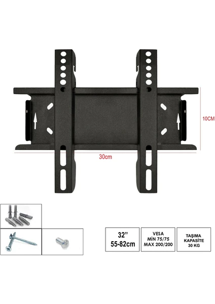 LCD Askı Aparatı Sabit 32/37 82-84CM Polsat 3011
