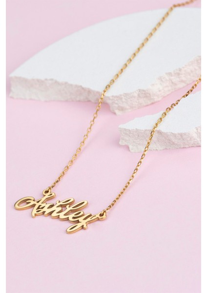 Kadın 925 Ayar Gümüş İsim Kolye