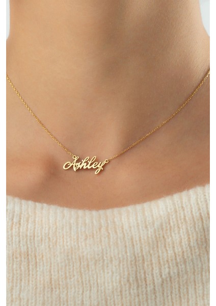 Kadın 925 Ayar Gümüş İsim Kolye fiyatları