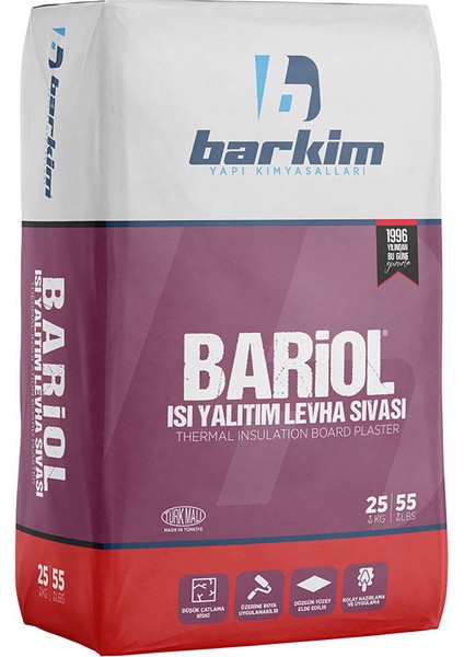 Bariol Isı Yalıtım Levha Sıvası