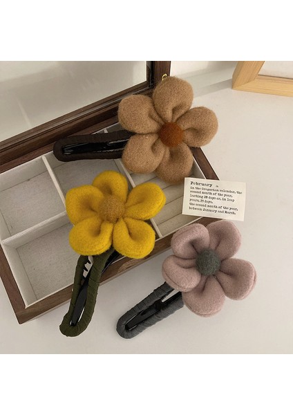 Peluş Çiçek Saç Tokası (Yurt Dışından) modelleri