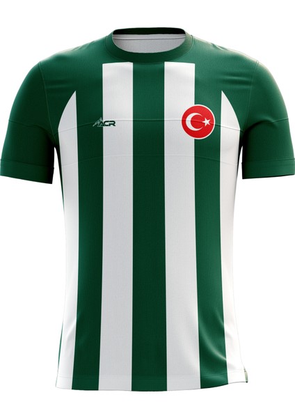 Kişiye Özel Futbol Forması, Hediyelik Forma Tek Üst Klasik Çubuklu Modeli