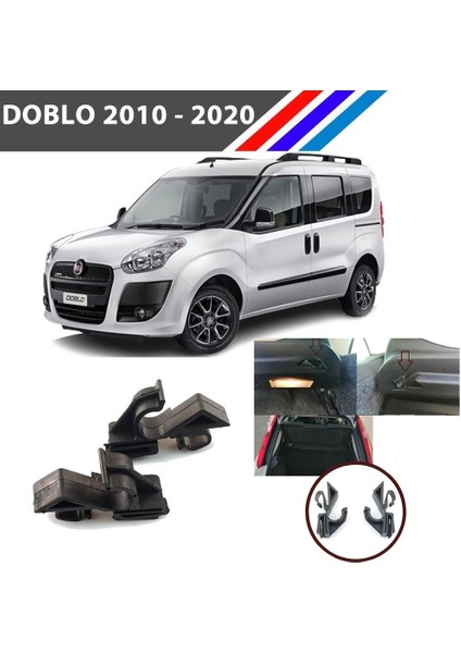 Fiat Doblo Bagaj Pandizot Braket Tutucu 2 Adetli Takım M797-4