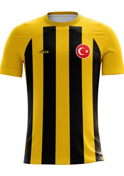 Kişiye Özel Futbol Forması, Hediyelik Forma Tek Üst Klasik Çubuklu Modeli
