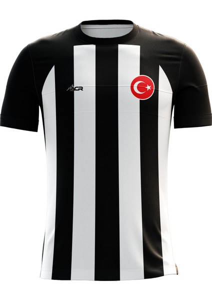 Kişiye Özel Futbol Forması, Hediyelik Forma Tek Üst Klasik Çubuklu Modeli