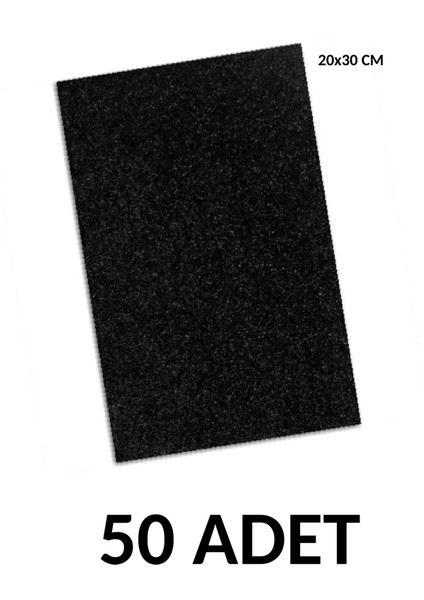 A4 Simli Eva 50 Adet 20 x 30 cm Siyah
