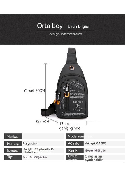 Su Geçirmez Çapraz Sırt Çantası (Yurt Dışından) indirimleri
