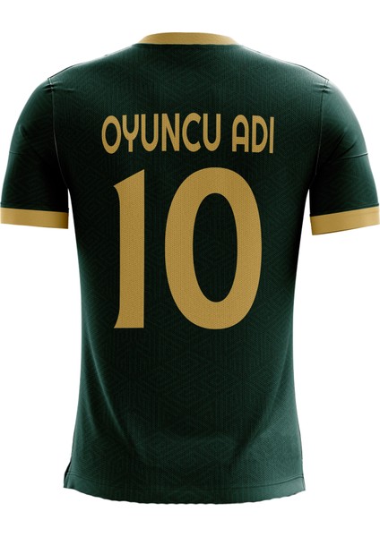 Kişiye Özel Futbol Forması, Hediyelik Forma Tek Üst Zümrüt Modeli fiyatları