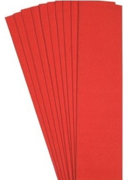 Kırmızı Renk Krapon Kağıdı 80 Adet 50 x 200 cm