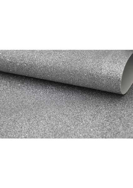 A4 Simli Yapışkanlı Eva 50 Adet 20 x 30 cm Gümüş