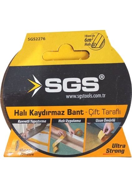 Halı Kaydırmaz Çift Taraflı Bant 24MM*10MT