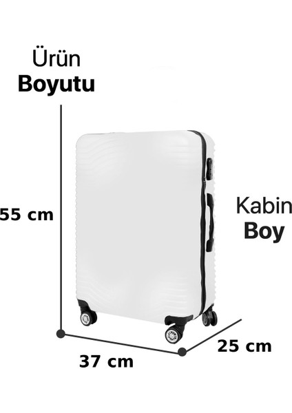 Petek Model Haki Renk Kabin Boy Valiz