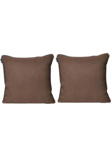 2'Li Pamuk Dokulu Dokuma Kırlent Kılıfı Kahve fırsatları