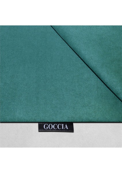 2'li Kadife Dokulu Kırlent Kılıfı Turkuaz