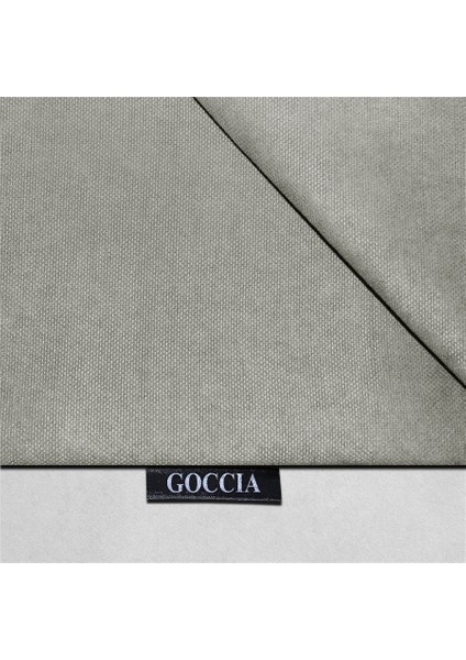 4'lü Kadife Dokulu Kırlent Kılıfı Acık Gri