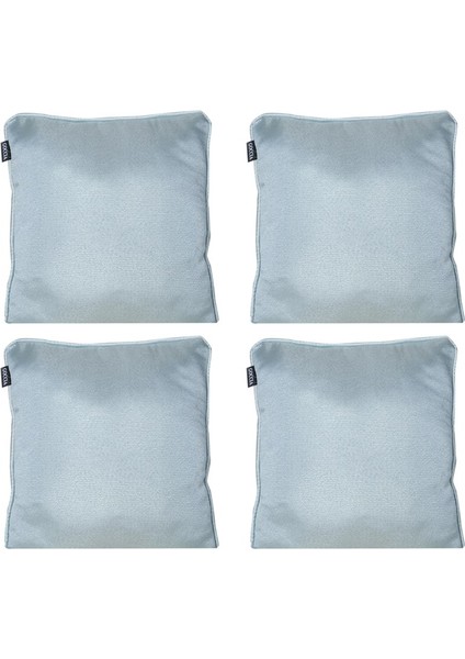 4'lü Parlak Fitilli Kırlent Kılıfı Gökyüzü Mavi fırsatları