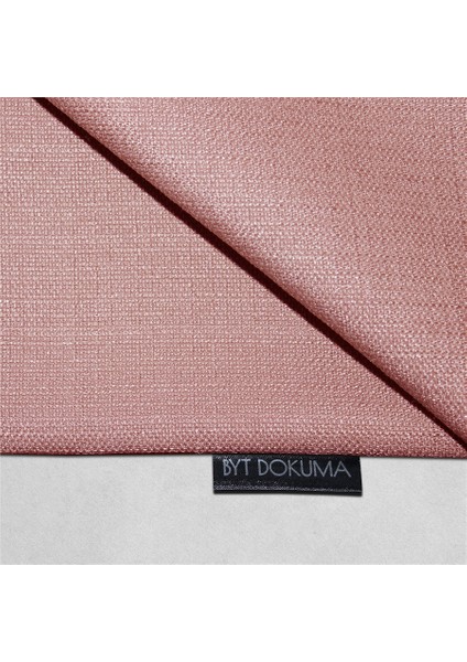 4'lü Keten Görünümlü Kırlent Kılıfı Pembe