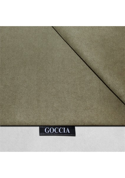 4'lü Kadife Dokulu Kırlent Kılıfı Haki Yeşili