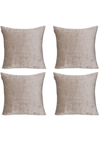 4'lü Kadife Şönil Kırlent Kılıfı Taş fırsatları