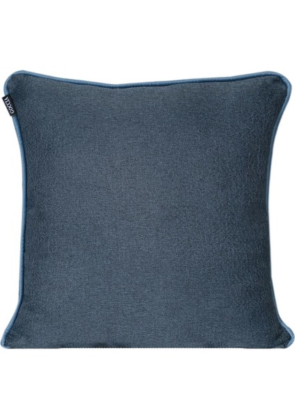 4'lü İsle Keten Görünümlü Fitilli Kırlent Kılıfı Lacivert indirimleri