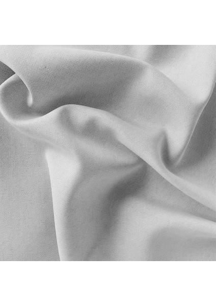 2'li Kadife Dokulu Kırlent Kılıfı Açık Gri