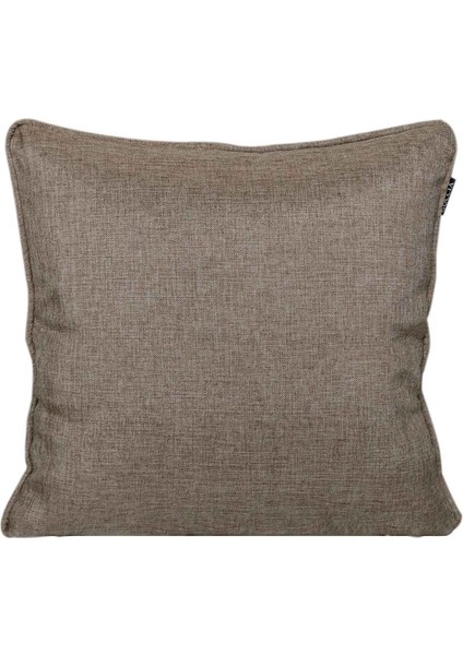 2'lı Hasır Dokulu Fitilli Çift Taraflı Kırlent Kılıfı Krem