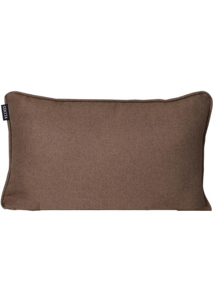 3'lü Pamuk Dokulu Dokuma Kırlent Kılıfı Kahverengi modelleri