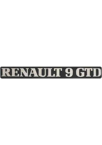 Yazı Renault 9 Gtd
