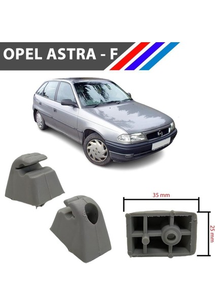 Opel Astra F Güneşlik Ayağı Gri Renk 2 Adetli Set 1991 - 2001