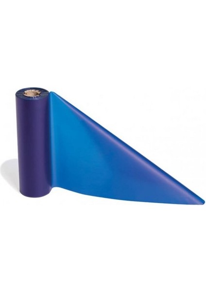 Mavi Renkli Resin Wax Ribon