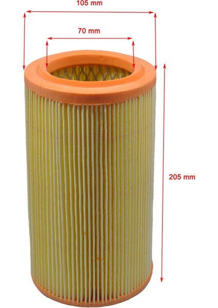 Citroen Xsara 1.9 D, 1.9 Td 1996-2001 Hava Filtresi Uzun Tip fiyatları