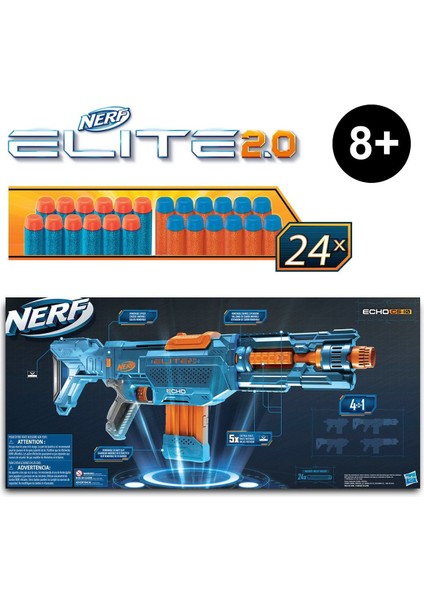 E9533 Nerf Elite 2.0 Echo Cs-10 / +8 Yaş